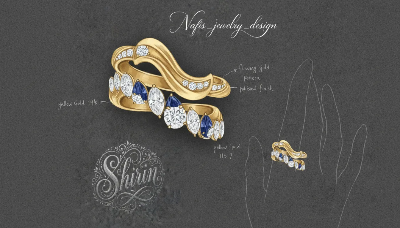 Rings design No. 47 by Shirin