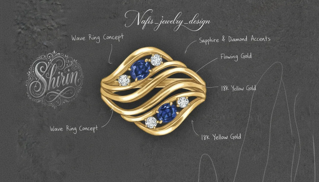 Rings design No. 48 by Shirin
