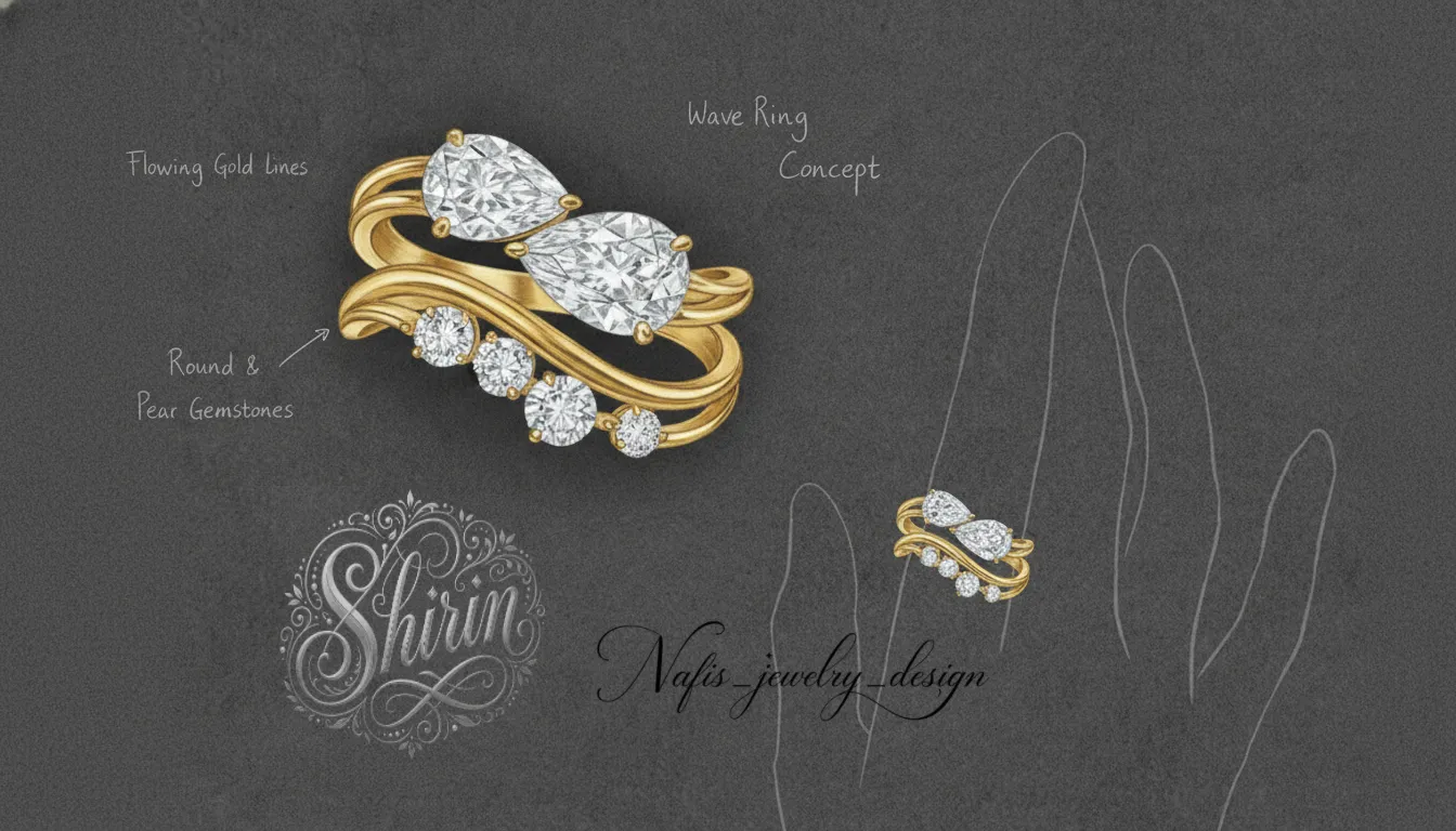Rings design No. 54 by Shirin