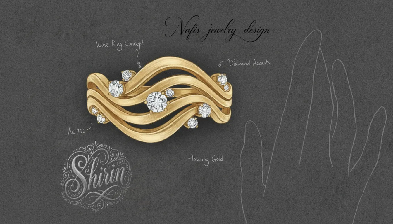 Rings design No. 55 by Shirin