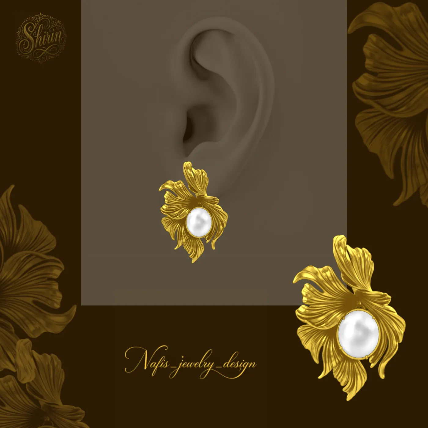 Earrings design No. 68 by Shirin