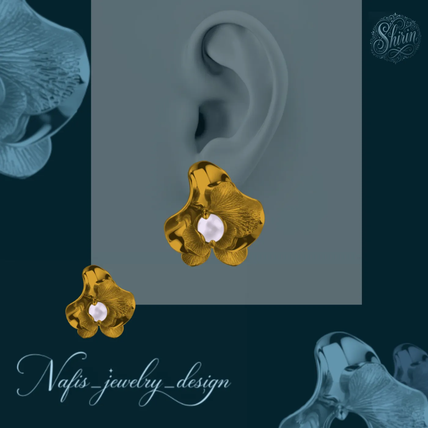 Earrings design No. 71 by Shirin