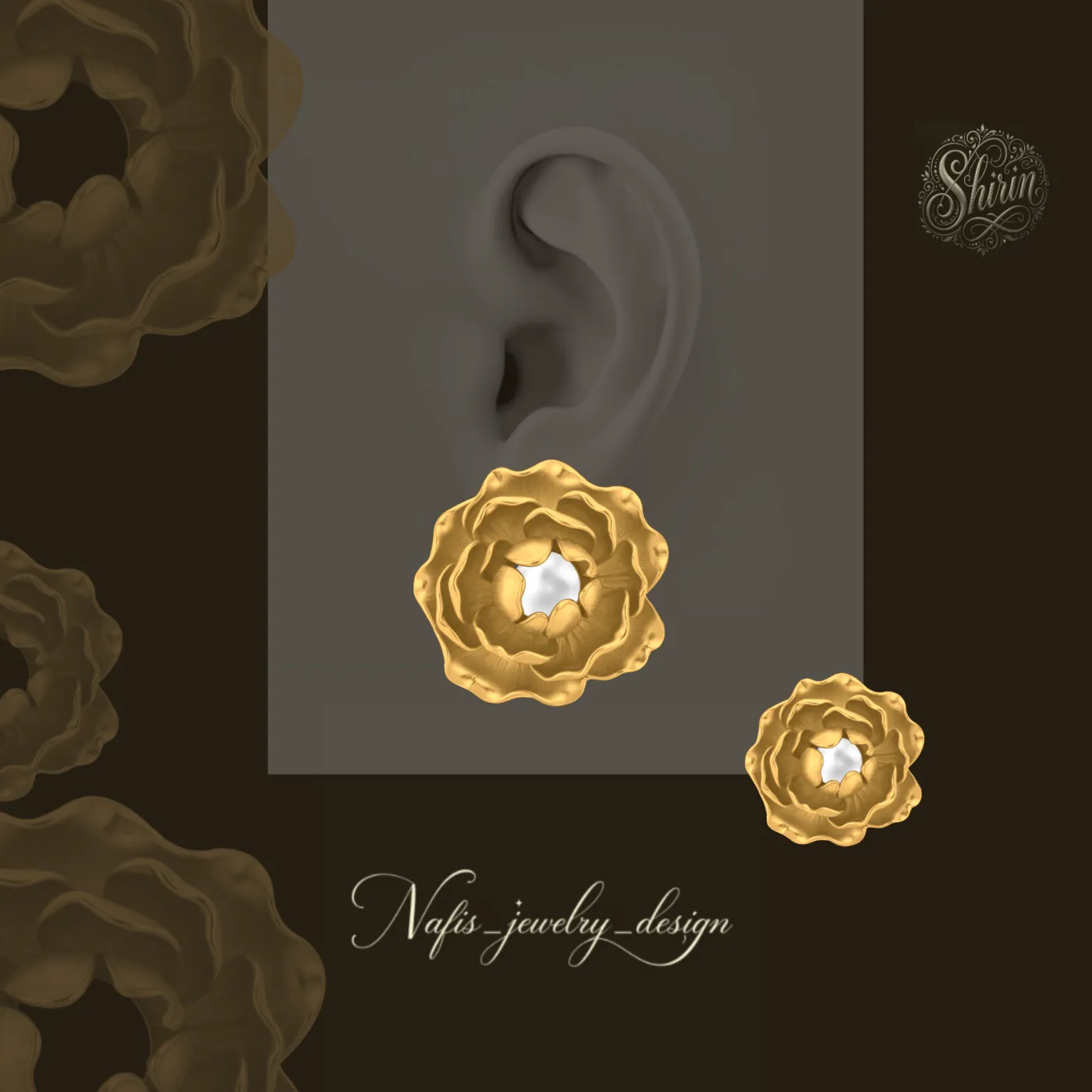 Earrings design No. 73 by Shirin